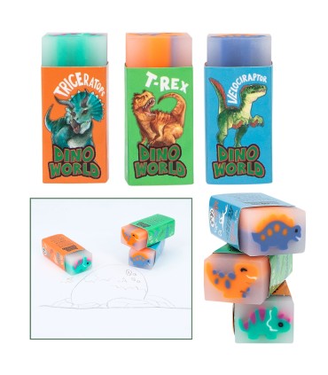 GOMA DE BORRAR GELATINA DINO WORLD
