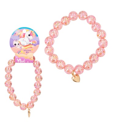 PULSERA CON BOLAS PURPURINA YLVI