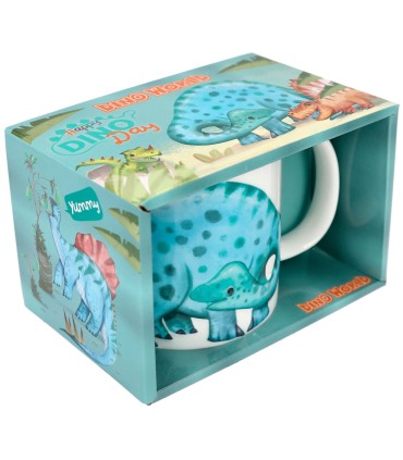 TAZA CON RELIEVE HAPPY DINO DAY DINO WORLD