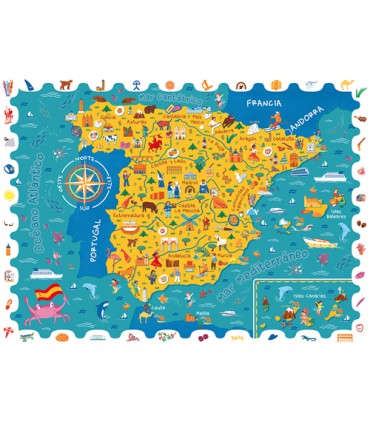DETECTIVE PUZZLE MAPA DE ESPAÑA