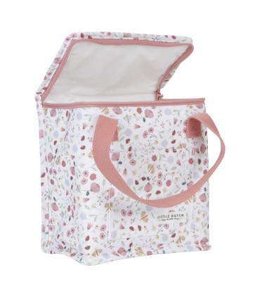 BOLSA ALMUERZO FLORES Y MARIPOSAS