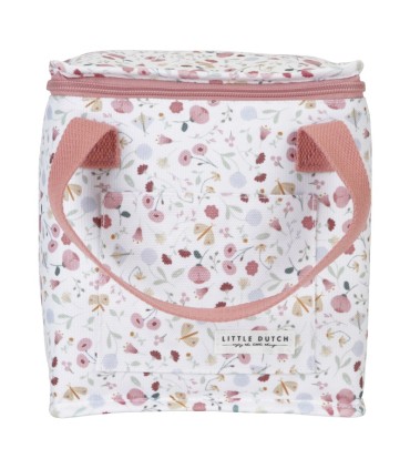 BOLSA ALMUERZO FLORES Y MARIPOSAS