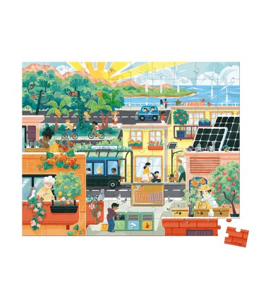 PUZLE CIUDAD VERDE 100 PZAS