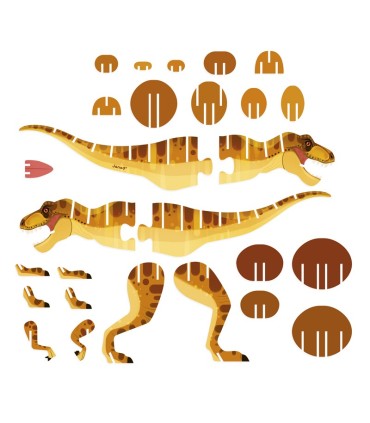 PUZLE CON VOLUMEN TYRANNOSAURUS REX