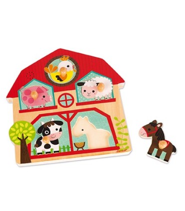 PUZLE ENCAJABLE MUSICAL MIS AMIGOS