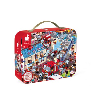 PUZLE DE OBSERVACION REDONDO BOMBEROS