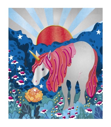 PINTURAS NACARADAS 3D UNICORNIOS