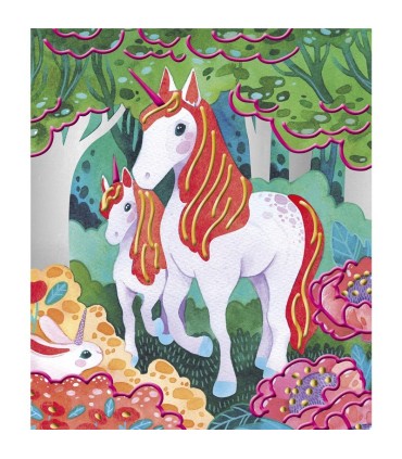 PINTURAS NACARADAS 3D UNICORNIOS