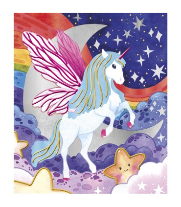 PINTURAS NACARADAS 3D UNICORNIOS