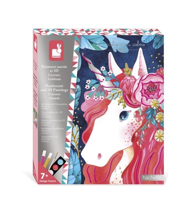 PINTURAS NACARADAS 3D UNICORNIOS