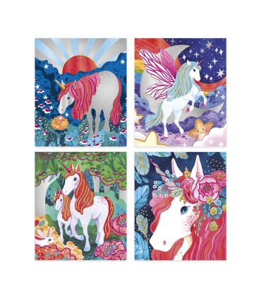 PINTURAS NACARADAS 3D UNICORNIOS