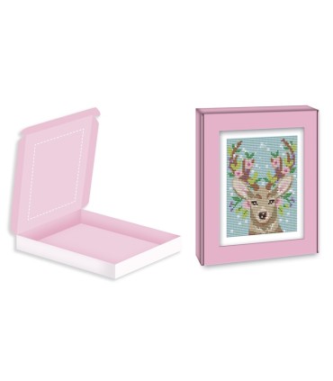 PINTURA DIAMANTES CIERVO