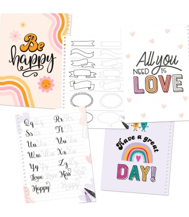 SET DE HAND LETTERING TOP MODEL