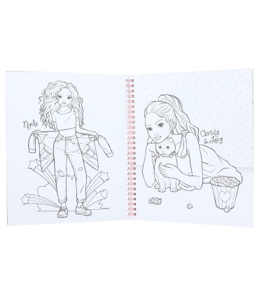 LIBRO COLOREAR CUTIE STAR TOP MODEL