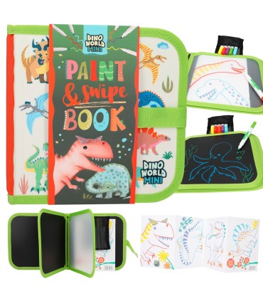 LIBRO PARA PINTAR Y BORRAR DINO WORLD