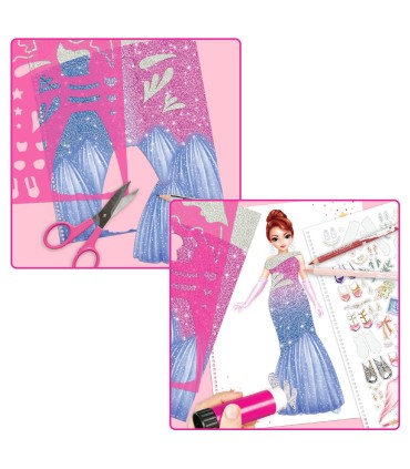 CUADERNO PARA COLOREAR TOP MODEL