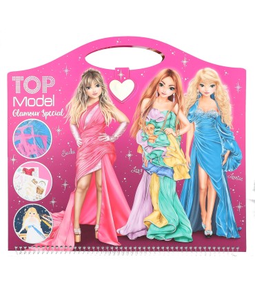CUADERNO PARA COLOREAR TOP MODEL