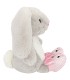 PELUCHE CONEJITO NELLY GRIS PATUCOS