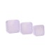 3 CAJAS ALMUERZO GLITTER LILAC
