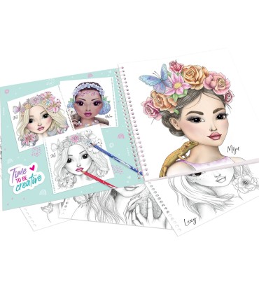 LIBRO ESPECIAL PARA COLOREAR TOP MODEL