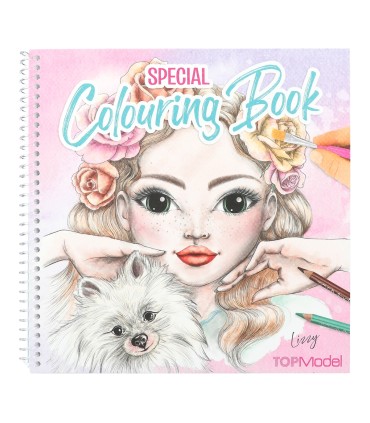 LIBRO ESPECIAL PARA COLOREAR TOP MODEL