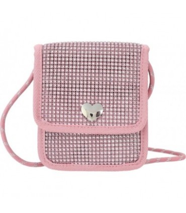 MONEDERO COLGANTE GLITTER QUEEN TOP MODEL