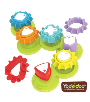 SHAPE AND SPIN GEAR SORTER YOOKIDOO
