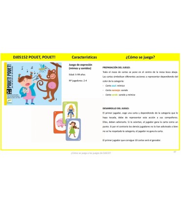 CARTAS POUET!  POUET!   DJECO