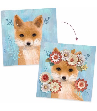 CREA CORONAS DE FLORES DJECO