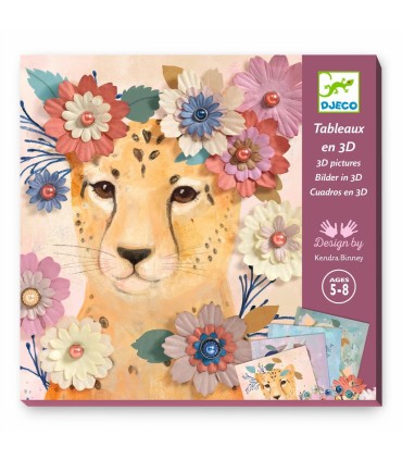 CREA CORONAS DE FLORES DJECO