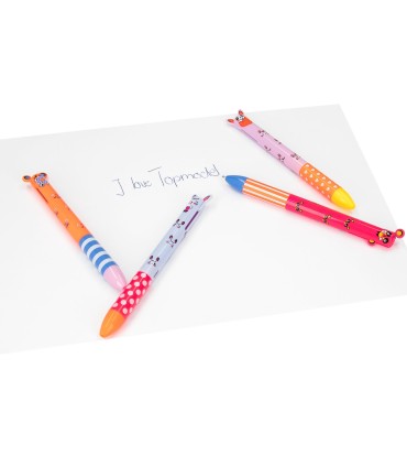 BOLIGRAFO DE DOS COLORES TOP MODEL