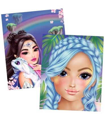 LIBRO PARA COLOREAR STICK & SHINE TOP MODEL