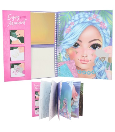 LIBRO PARA COLOREAR STICK & SHINE TOP MODEL