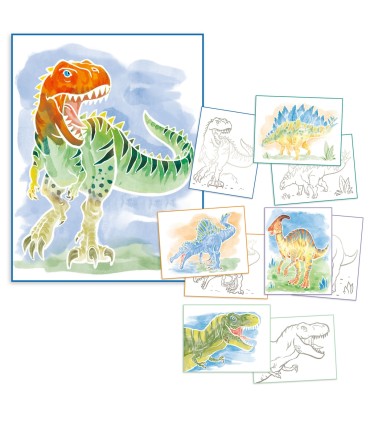 LAMINAS PARA COLOREAR DINO WORLD