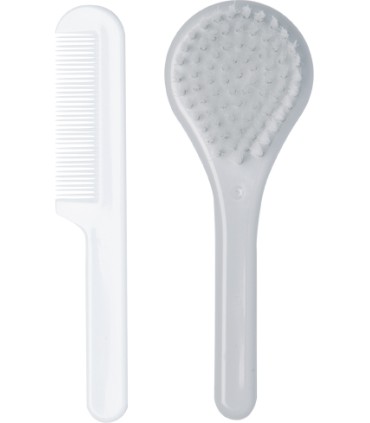 CEPILLO Y PEINE GRIS LUMA