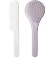 CEPILLO Y PEINE LILA LUMA