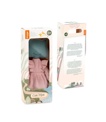 FIONA LA RANA VESTIDO ROSA ORANGE TOYS