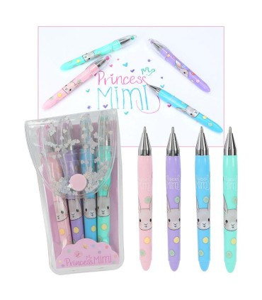MINI SET BOLIGRAFOS GEL PRINCESS MIMI