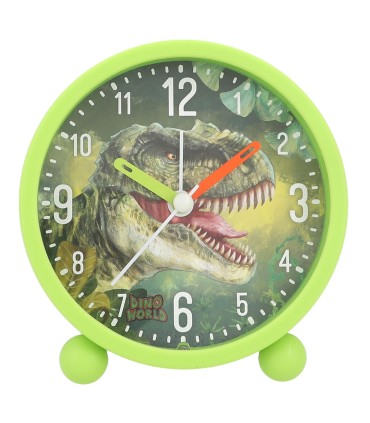 RELOJ DESPERTADOR DINO WORLD