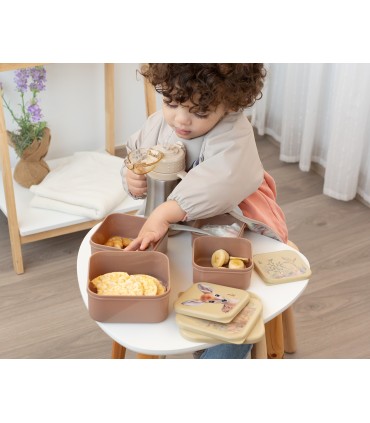 SET PORTAALIMENTOS 4U BEIGE KIOKIDS