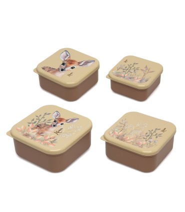 SET PORTAALIMENTOS 4U BEIGE KIOKIDS