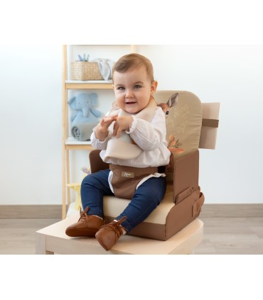TRONA DE VIAJE BEIGE KIOKIDS