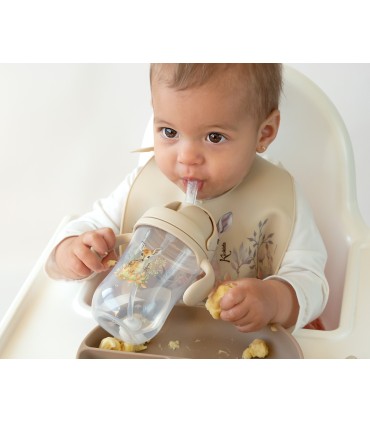 TAZA APRENDIZAJE BEIGE KIOKIDS