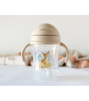 TAZA APRENDIZAJE BEIGE KIOKIDS