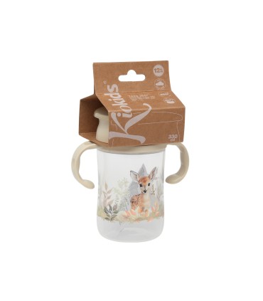 TAZA APRENDIZAJE BEIGE KIOKIDS