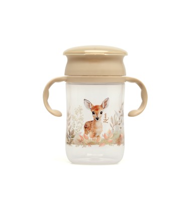 TAZA APRENDIZAJE BEIGE KIOKIDS