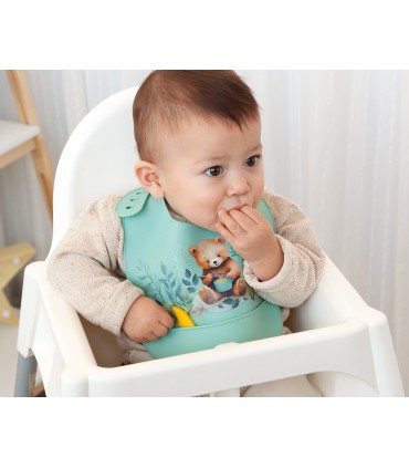 BABERO SILICONA SALVIA KIOKIDS