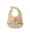 BABERO SILICONA BEIGE KIOKIDS