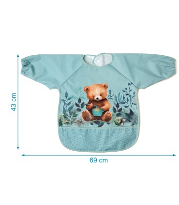 BABERO CON MANGAS SALVIA