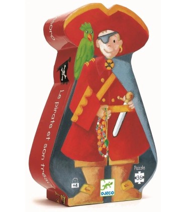 PUZZLE SILUETA EL PIRATA DJECO